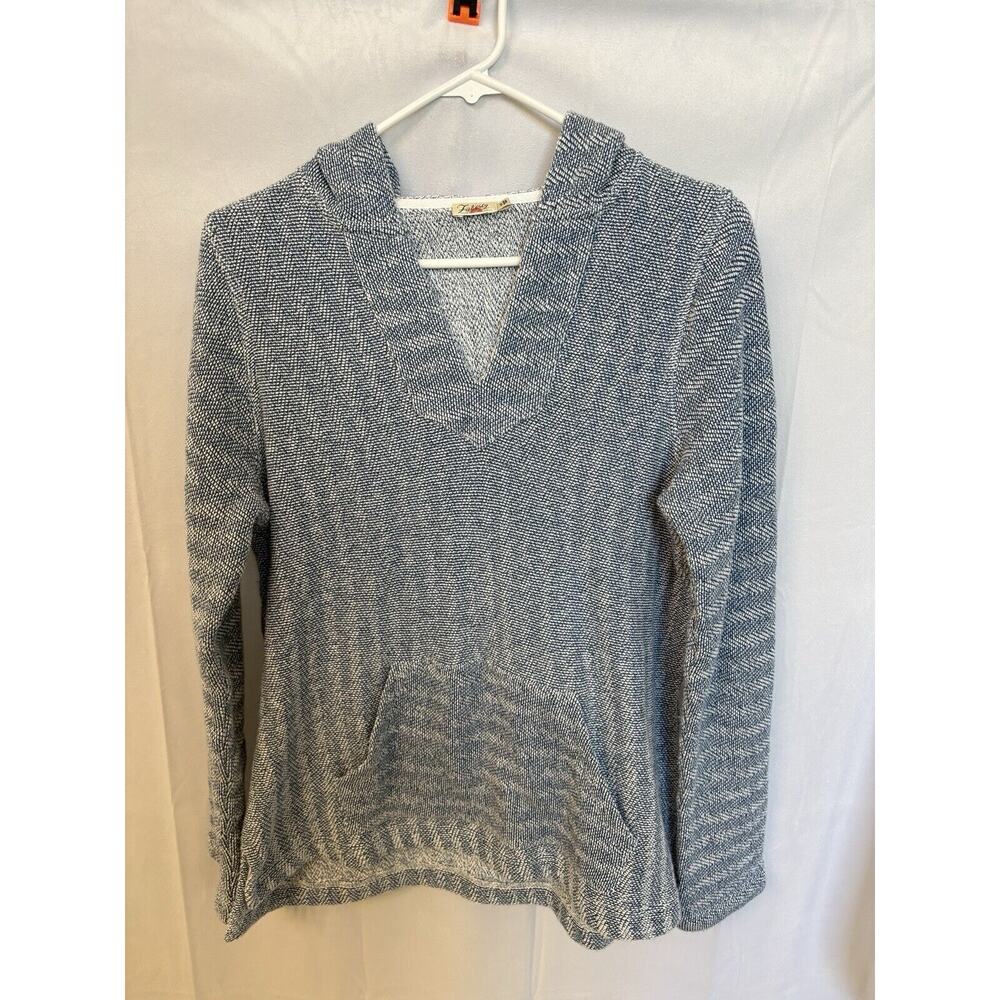 Faherty Whitewater Hoodie Womens Small‎ Sweater French Terry